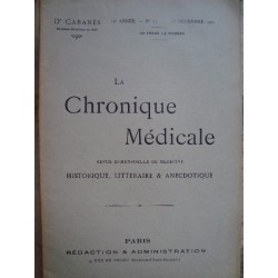 Dr CABANES  LA CHRONIQUE...