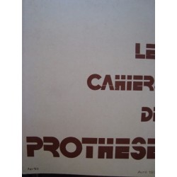 LES CAHIERS DE PROTHESE NUMERO