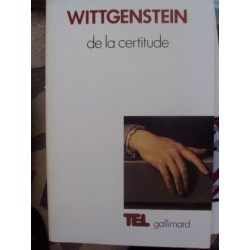 WITTGENSTEIN  DE LA CERTITUDE