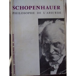 SCHOPENHAUER PHILOSOPHE DE...