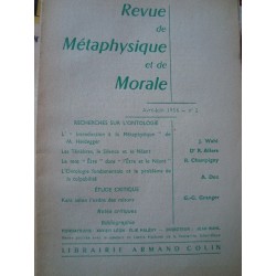 REVUE DE METAPHYSIQUE ET DE...