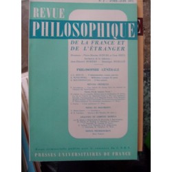 REVUE PHILOSOPHIQUE DE LA...