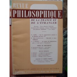 REVUE PHILOSOPHIQUE DE LA...