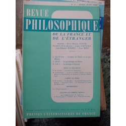 REVUE PHILOSOPHIQUE DE LA...
