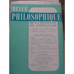 REVUE PHILOSOPHIQUE DE LA...