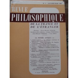 REVUE PHILOSOPHIQUE DE LA...