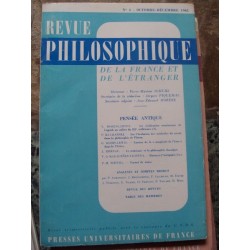 REVUE PHILOSOPHIQUE DE LA...