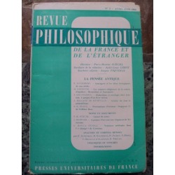 REVUE PHILOSOPHIQUE DE LA...
