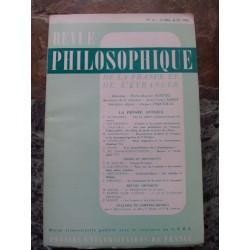 REVUE PHILOSOPHIQUE DE LA...