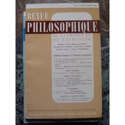 REVUE PHILOSOPHIQUE DE LA...
