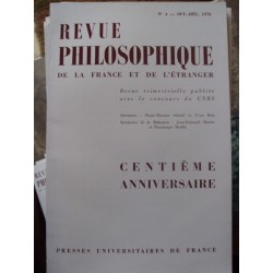 REVUE PHILOSOPHIQUE DE LA...