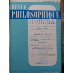 REVUE PHILOSOPHIQUE DE LA...