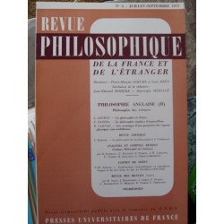 REVUE PHILOSOPHIQUE DE LA...
