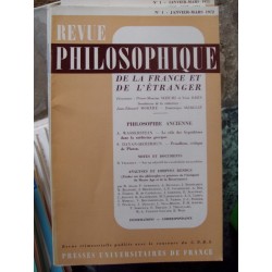 REVUE PHILOSOPHIQUE DE LA...