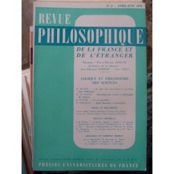REVUE PHILOSOPHIQUE DE LA...