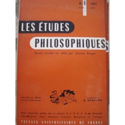 LES ETUDES PHILOSOPHIQUES