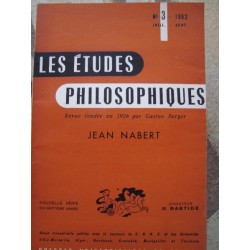LES ETUDES PHILOSOPHIQUES
