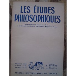 LES ETUDES PHILOSOPHIQUES
