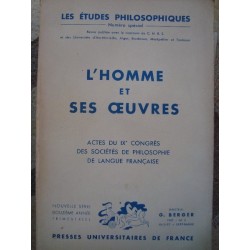 LES ETUDES PHILOSOPHIQUES