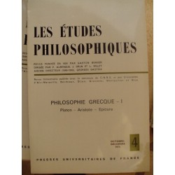 LES ETUDES PHILOSOPHIQUES