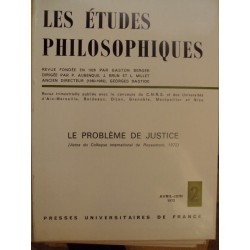 LES ETUDES PHILOSOPHIQUES