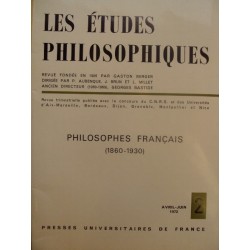 LES ETUDES PHILOSOPHIQUES