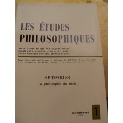 LES ETUDES PHILOSOPHIQUES