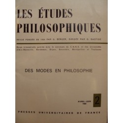 LES ETUDES PHILOSOPHIQUES