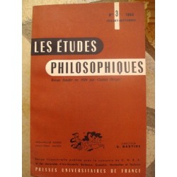 LES ETUDES PHILOSOPHIQUES