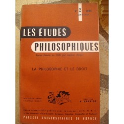 LES ETUDES PHILOSOPHIQUES...
