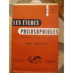 LES ETUDES PHILOSOPHIQUES...